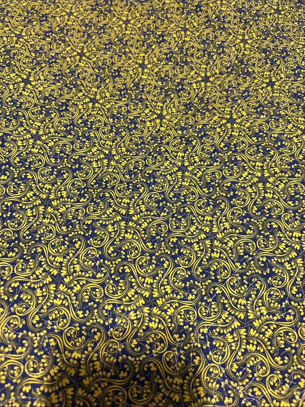 ONE OF A KIND- HANDCRAFTED Multicolor Paisley Panel Quil